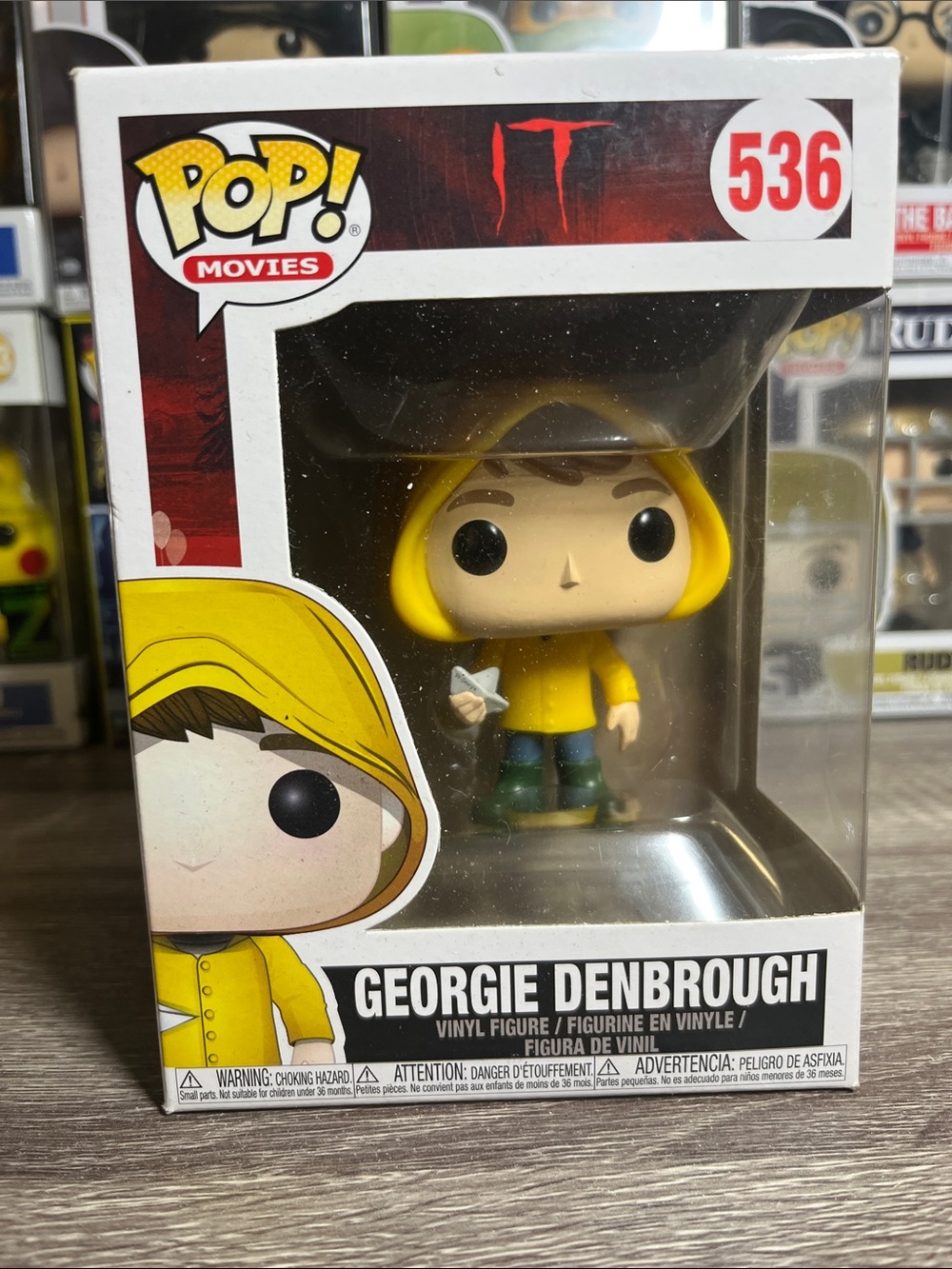 Funko Pop! Movies Georgie Denbrough - Yellow Hooded Figure